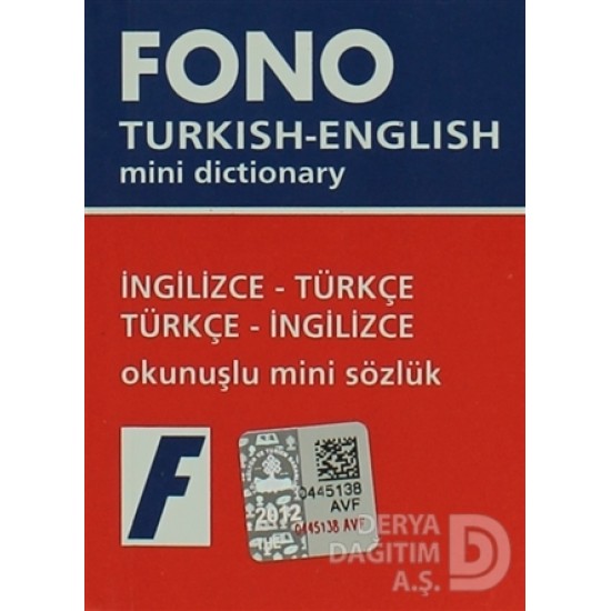 FONO / İNGİLİZCE-TÜRKÇE/TÜRKÇE İNGİLİZCE MİNİ SÖZL