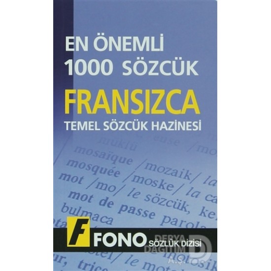 FONO / FRANSIZCA EN ÖNEMLİ 1000 SÖZCÜK KİTAP