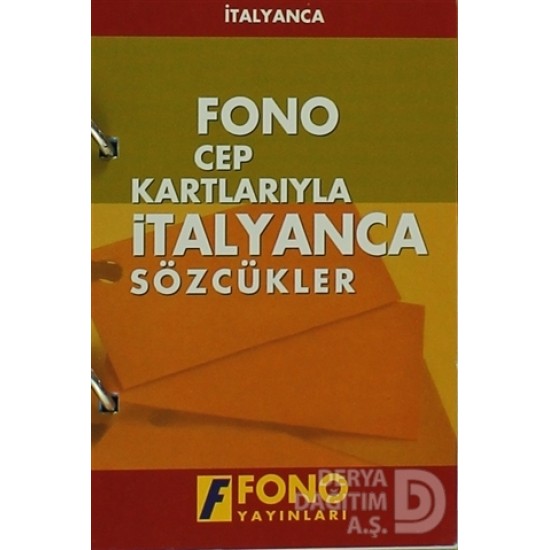 FONO / CEP KARTLARIYLA İTALYANCA SÖZCÜKLER