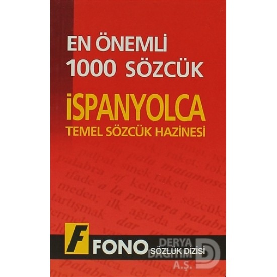 FONO / İSPANYOLCA EN ÖNEMLİ 1000 SÖZCÜK KİTAP