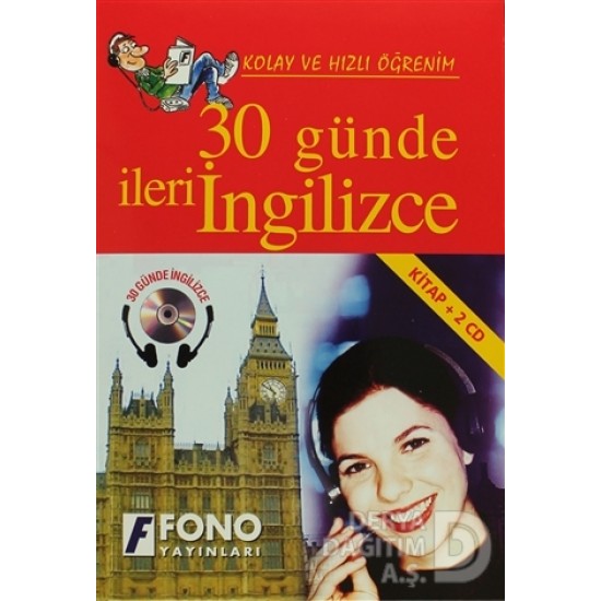 FONO / 30 GÜNDE İLERİ İNGİLİZCE KİTAP + 2 CD