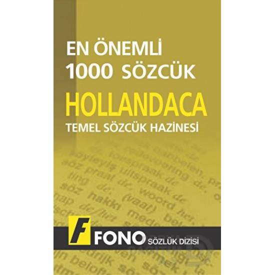 FONO / HOLLANDACA EN ÖNEMLİ 1000 SÖZCÜK