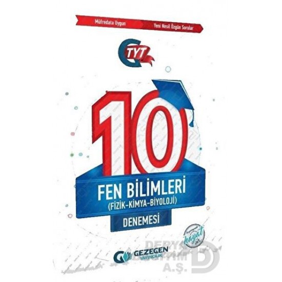 GEZEGEN / TYT FEN BİLİMLERİ  10 DENEMESİ