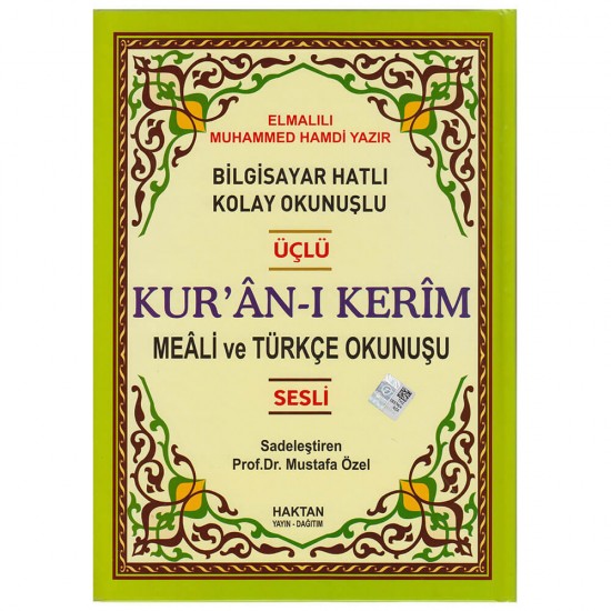 HAKTAN / KURANI KERİM - RAHLE BOY MEAL (KOD.H.59 ÜÇLÜ SESLİ)