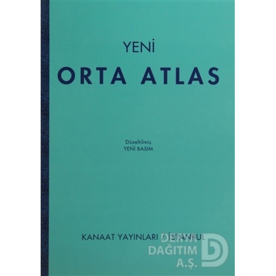 KANAAT / ORTA ATLAS - TÜRKİYE VE DÜNYA (KARTON KAPAK)