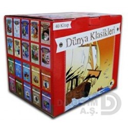 KARATAY / DÜNYA KLASİKLERİ 40 LI KIRMIZE SET