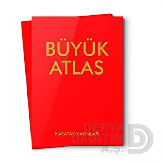 KARATAY / BÜYÜK ATLAS ( CİLTLİ - KIRMIZI)