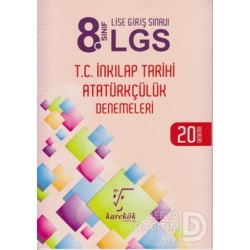KAREKÖK /  8.SINIF İNK. TAR. ATATÜRKÇÜLÜK DENEMELERİ 20 DENEME
