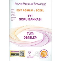 KAREKÖK /  TYT TÜM DERSLER EŞİ AĞIRLIK VE SÖZEL SB