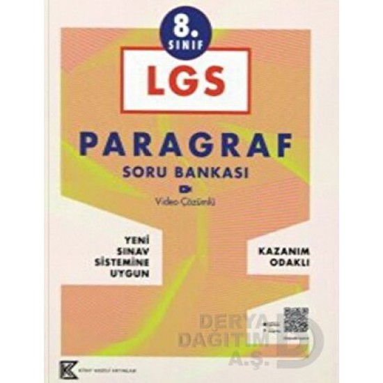 KİTAP VADİSİ / 8. SINIF LGS PARAGRAF SORU BANKASI