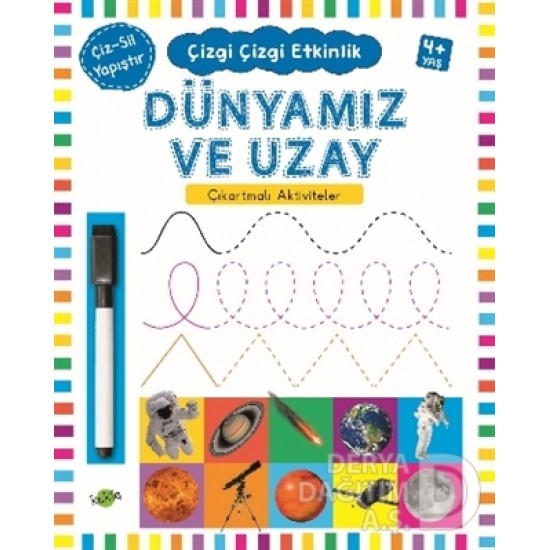 KUKLA / DÜNYAMIZ VE UZAY -ÇİZGİ ÇİZGİ ETKİNLİK 4+