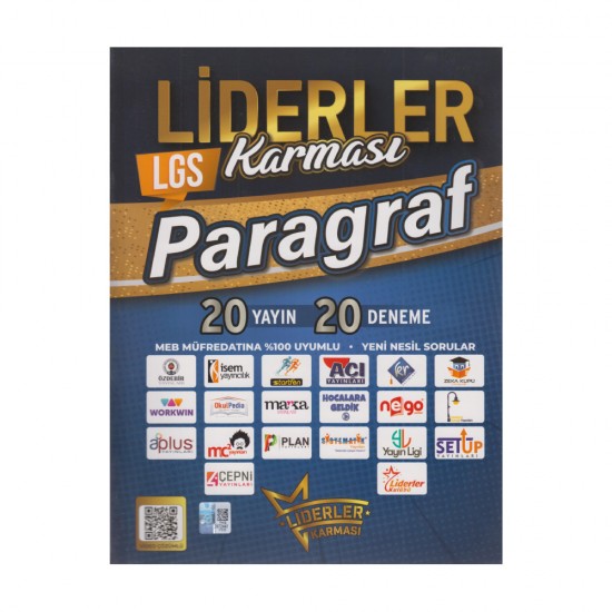 LİDERLER KARMASI / LGS PARAGRAF (20 YAYIN 20 DENEME) LİDERLER KARMASI / LGS PARAGRAF (20 YAYIN 20 DENEME)