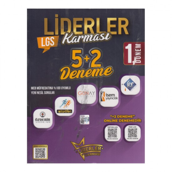LİDERLER KARMASI / LGS 1. DÖNEM 5+2 DENEME LİDERLER KARMASI / LGS 1. DÖNEM 5+2 DENEME
