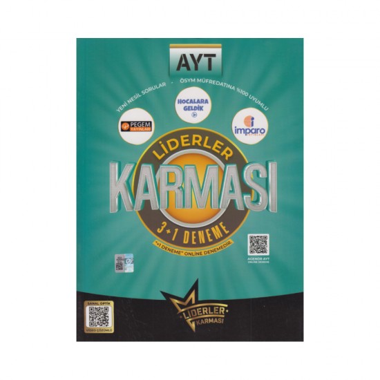 LİDERLER KARMASI / AYT 3+1 DENEME LİDERLER KARMASI / AYT 3+1 DENEME