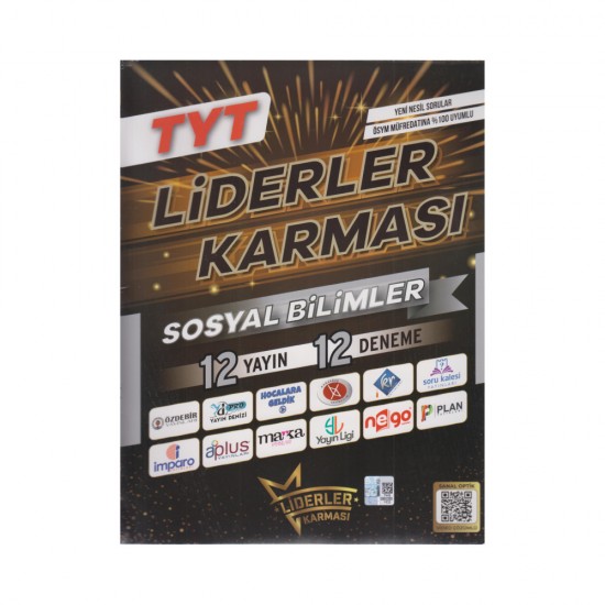 LİDERLER KARMASI / TYT SOSYAL BİLİMLER 12 YAYIN 12 DENEME LİDERLER KARMASI / TYT SOSYAL BİLİMLER 12 YAYIN 12 DENEME