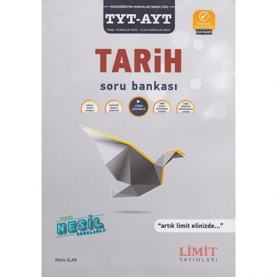 LİMİT /  TYT - AYT TARİH SORU BANKASI(55525)