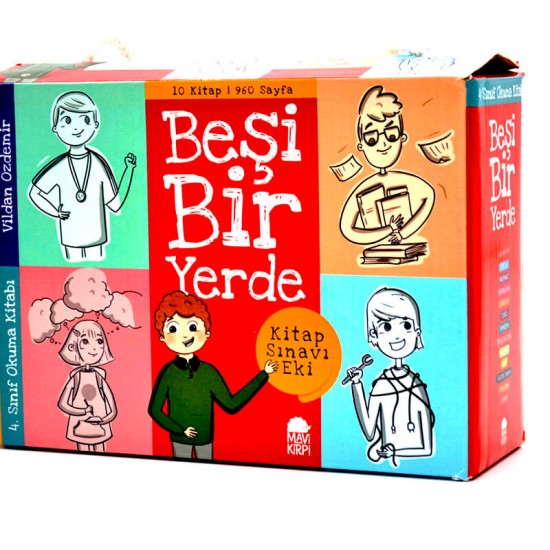 MAVİ KİRPİ / BEŞİ BİR YERDE 10 KİTAP