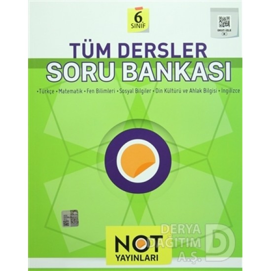 NOT YAYINLARI / 6. SINIF TÜM DERSLER SORU BANKASI