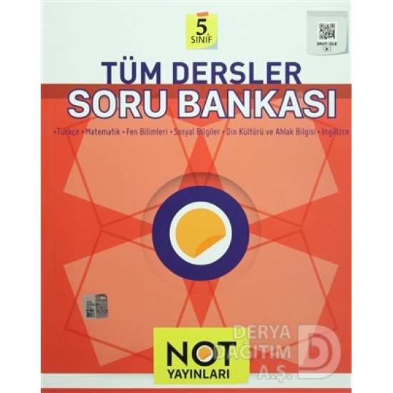 NOT YAYINLARI / 5. SINIF TÜM DERSLER SORU BANKASI