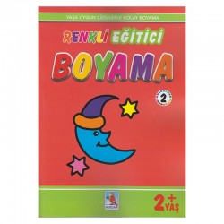 NURDAN /RENKLİ EĞİTİCİ BOYAMA-2 2+YAŞ