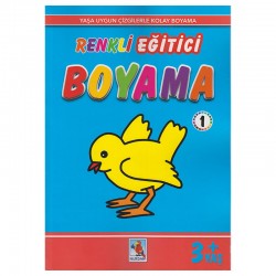 NURDAN /RENKLİ EĞİTİCİ BOYAMA-1 3+YAŞ