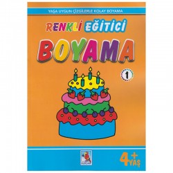 NURDAN /RENKLİ EĞİTİCİ BOYAMA-2 4+YAŞ