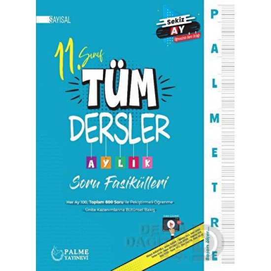 PALME /  11. SINIF TÜM DERSLER AYLIK SORU FASİKÜLLERİ(SAYISAL)