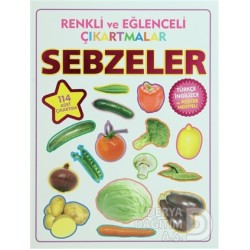 PARILTI / SEBZELER - RENKLİ EĞLENCELİ ÇIKARTMALAR