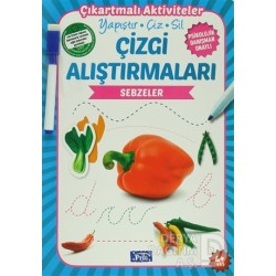 PARILTI / ÇİZGİ ALIŞTIRMALARI -SEBZELER