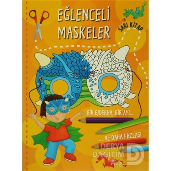 PARILTI / EĞLENCELİ MASKELER SARI KİTAP