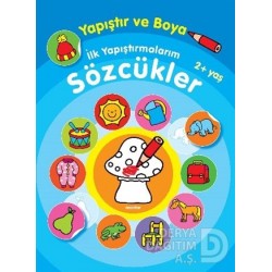PARILTI / SÖZCÜKLER YAPIŞTIR BOYA