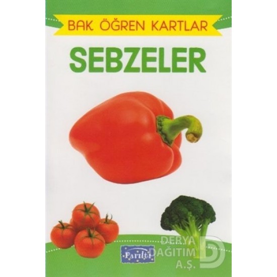 PARILTI / BAK ÖĞREN KARTLAR - SEBZELER