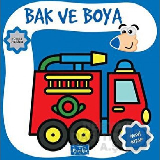 PARILTI / BAK VE BOYA - MAVİ KİTAP