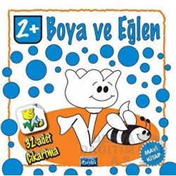 PARILTI / BOYA VE EĞLEN - MAVİ KİTAP
