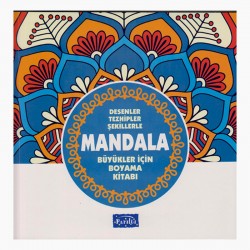 PARILTI / BÜYÜKLER İÇİN MANDALA -MAVİ