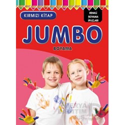 PARILTI / JUMBO BOYAMA - KIRMIZI  KİTAP