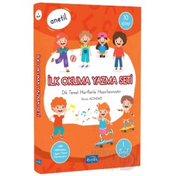 PARILTI /  ANETİL 1. SINIF İLK OKUMA YAZMA SETİ(10 KİTAP)