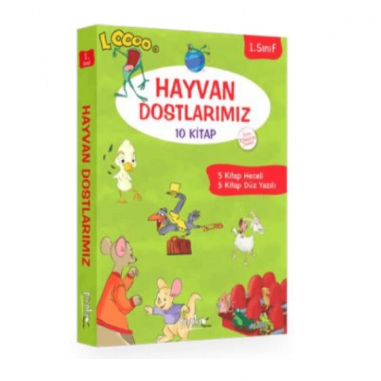 PİNOKYO / 1.SINIF HAYVAN DOSTLARIMIZ - 10 KİTAP 5 HEC.5 DÜZ YAZI