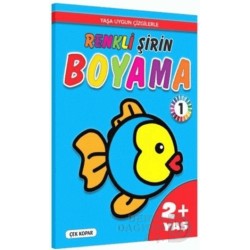 PİNOKYO /  RENKLİ ŞİRİN BOYAMA - 1 (2 +YAŞ)