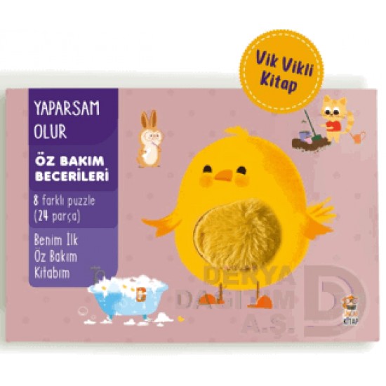 SİNCAP / BENİM İLK ÖZ BAKIM KİTABIM - YAPARSAM OLUR (8 FARLI PUZZLE. KUTU )
