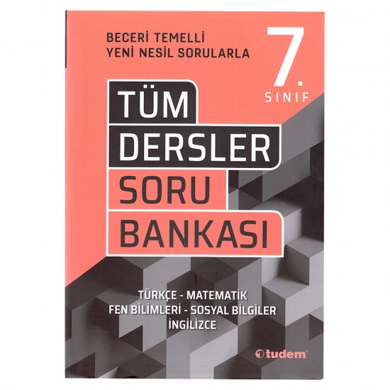 TUDEM / 7.SINIF TÜM DERSLER SORU BANKASI - İADESİZ