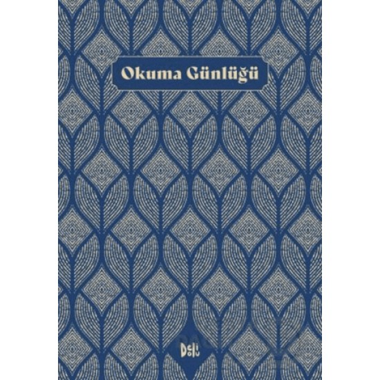 TUDEM  / OKUMA GÜNLÜĞÜ - CİLTLİ (MOTİFLİ LACİVERT)