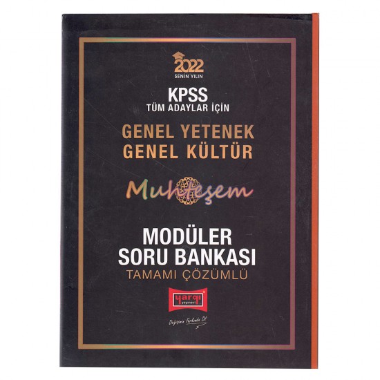 YARGI / KPSS GENEL YET.KÜL.MODÜLER SET 5 KİTAP SB