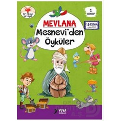 YUVA  /  MEVLANA MESNEVİDEN ÖYKÜLER - 1 SINIF (10 KİTAP TAKIM.DÜZ YAZI)