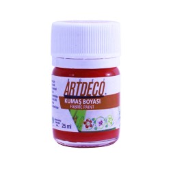 ARTDECO 010A-105 KUMAŞ BOYASI 25ML KIRMIZI