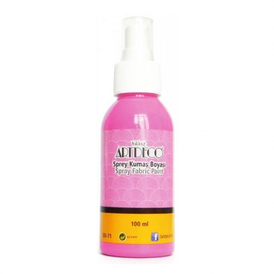 ARTDECO 010D-1204 SPREY KUMAŞ BOYASI 100ML PEMBE