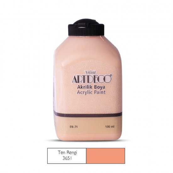 ARTDECO 070L-3651 AKRİLİK BOYA 500ML TEN RENGİ