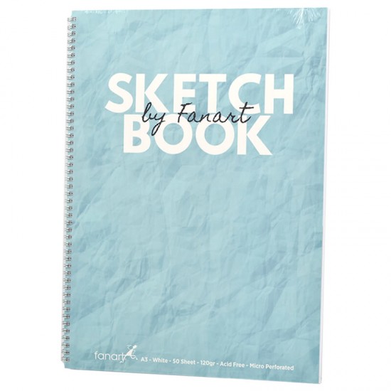 FANART ACADEMY SKETCH BOOK SPR.120GR A3 50YP TURKUAZ