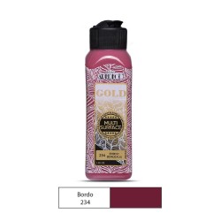 ARTDECO G70R-234 AKRİLİK GOLD BOYA 140ML BORDO