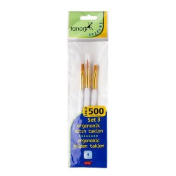 FANART ACADEMY 500 SERİ FIRÇA SETİ NO:3 3LÜ